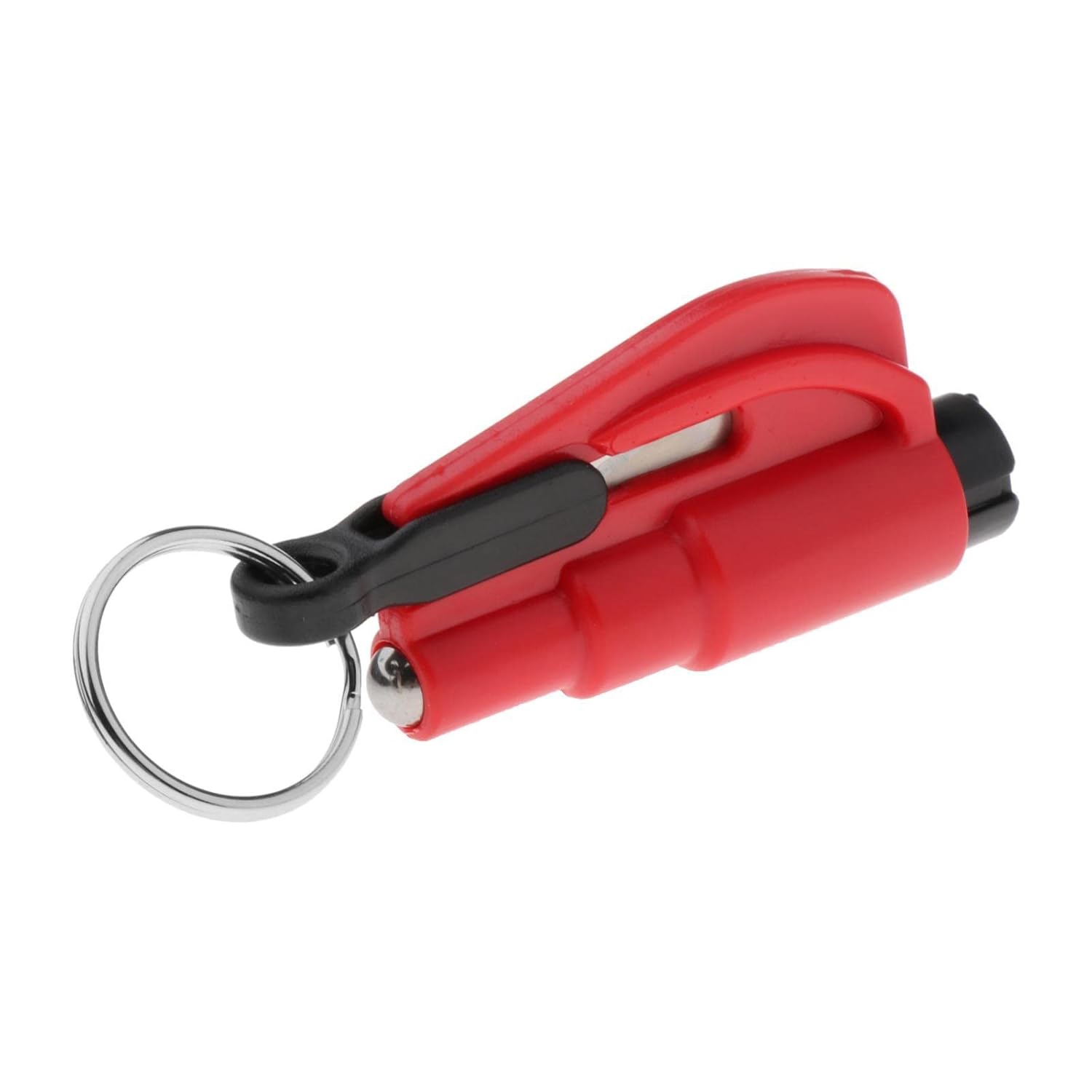 2 in 1 Car Emergency Hammer / Key Chain / Knife Broken Glass Portable Tool(Red) - Image 2