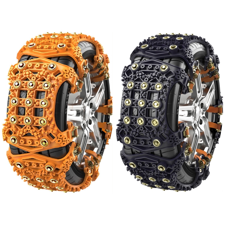 For 175~265cm Snow Emergency Snow Chains For Car SUV General Tires(Black 8764B) - Image 2