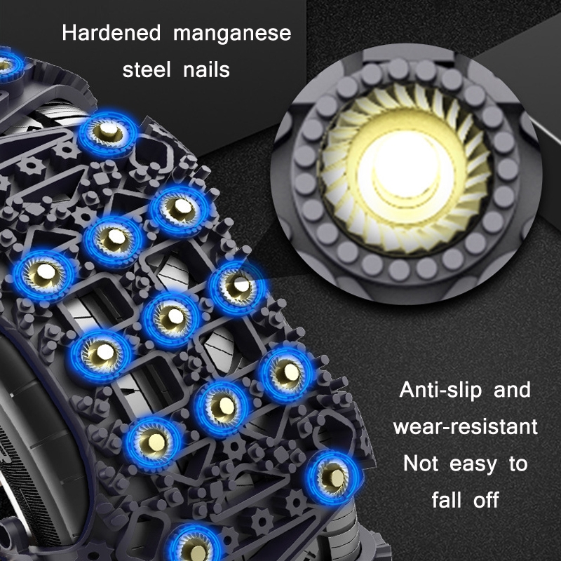 For 175~265cm Snow Emergency Snow Chains For Car SUV General Tires(Black 8764B) - Image 5