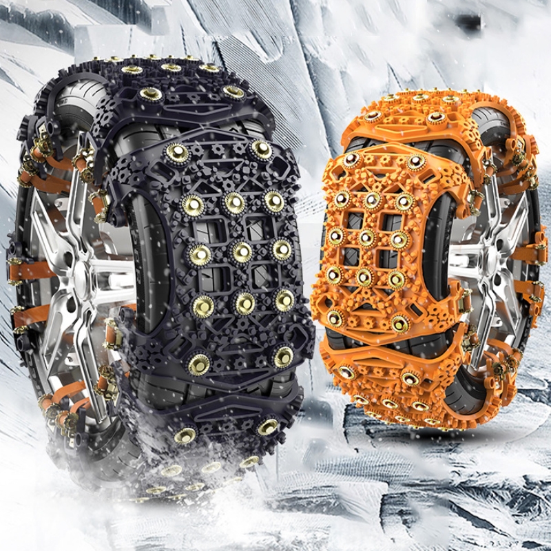For 175~265cm Snow Emergency Snow Chains For Car SUV General Tires(Black 8764B) - Image 7