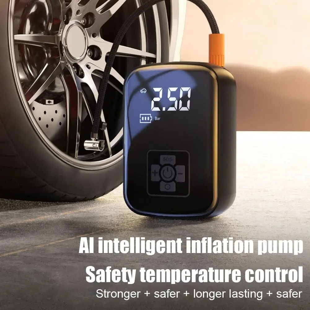 Car Portable Electric Tire Inflator Pump, Model: Wired - Image 9