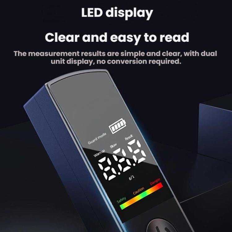 Blow-Type High Precision Alcohol Testing Device(Black) - Image 5